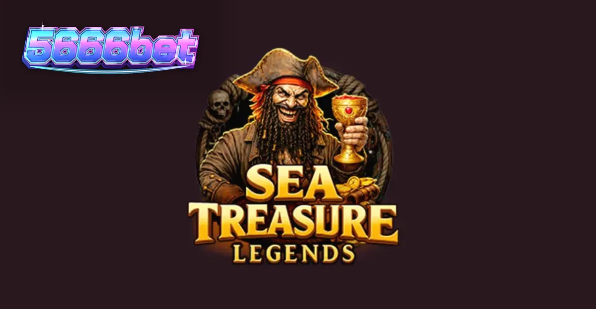 Sea Treasures Legend স্লট গেমের একটি দৃশ্য যেখানে জলদস্যু থিমের প্রতীক এবং সমুদ্রের ঢেউ ফুটে উঠেছে।